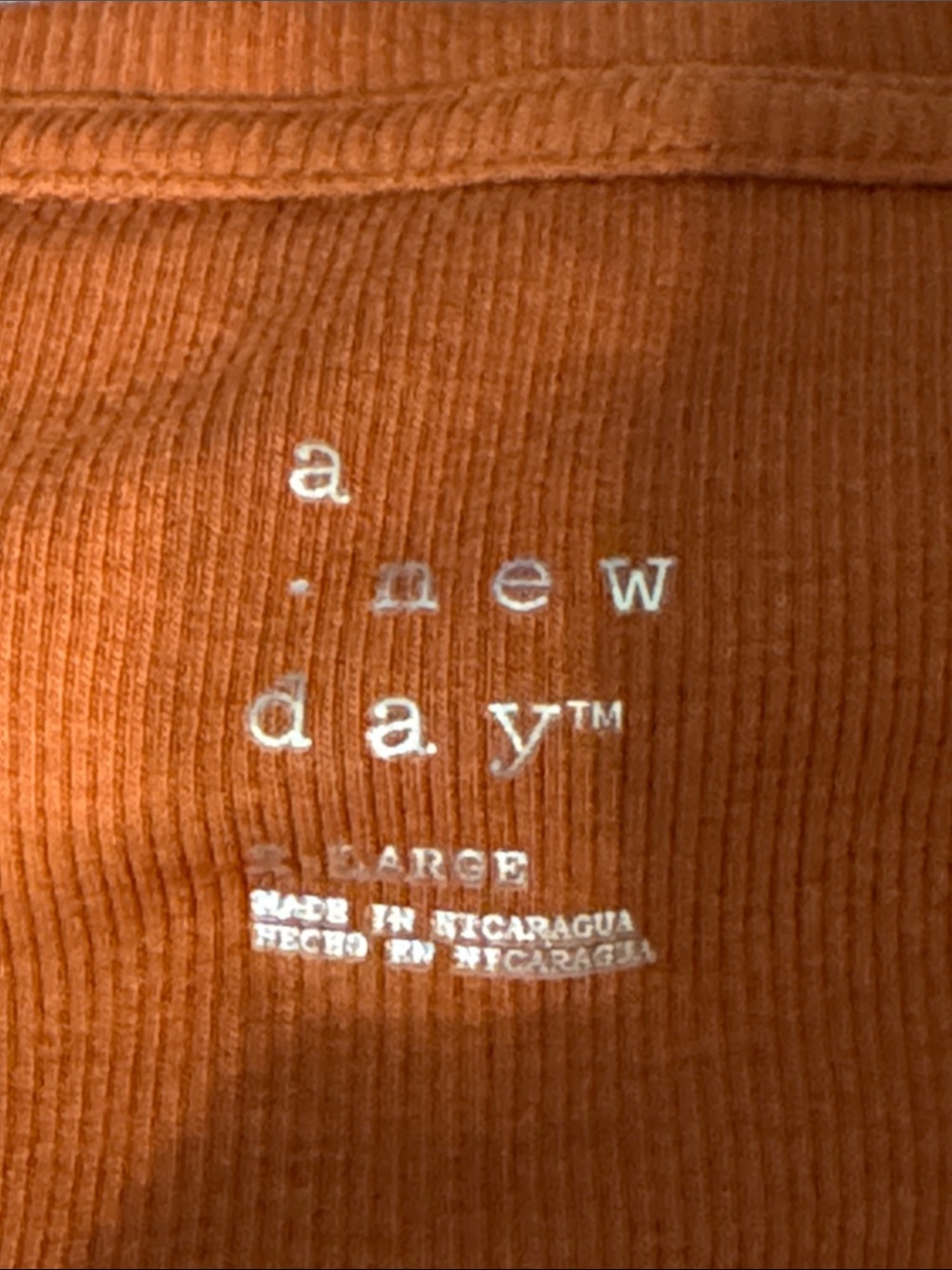 Women's Lightweight Crewneck Burnt Orange - Picture 2 of 3